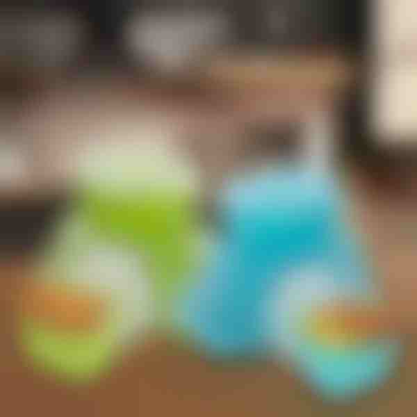 Recipiente pliabile din silicon fără BPA (4 dimensiuni) | POPLATE