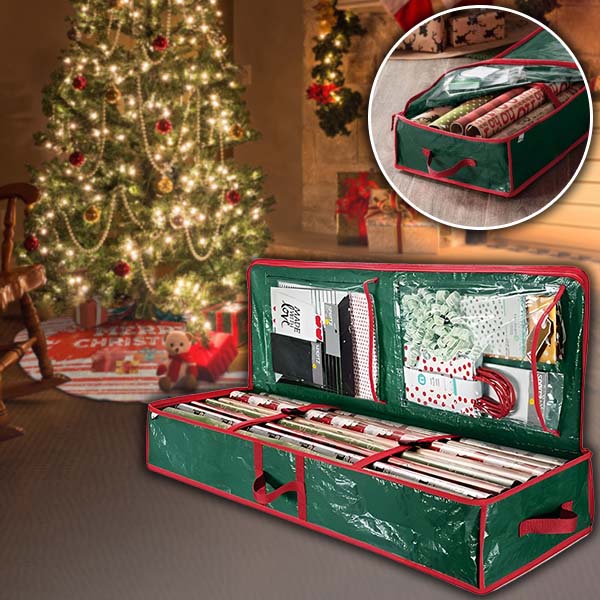 Geantă pentru depozitarea decorațiunilor de Crăciun | WRAPINGPRO