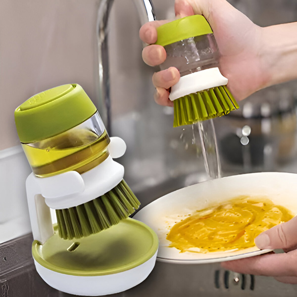 Perie cu dozator și suport | BRUSKICA