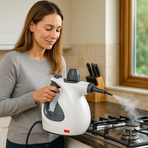 Aparat de curățat cu abur care dizolvă murdăria | STEAMLA