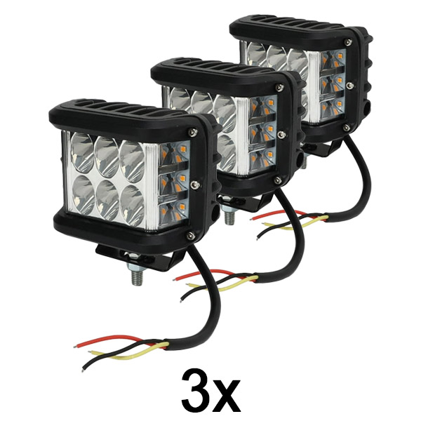 3x Proiector auto cu LED | BOLTLIGHT