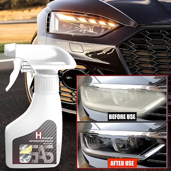 Spray pentru restaurarea farurilor - 180 ml, fără șlefuire, fără unelte | CARBRIGHT