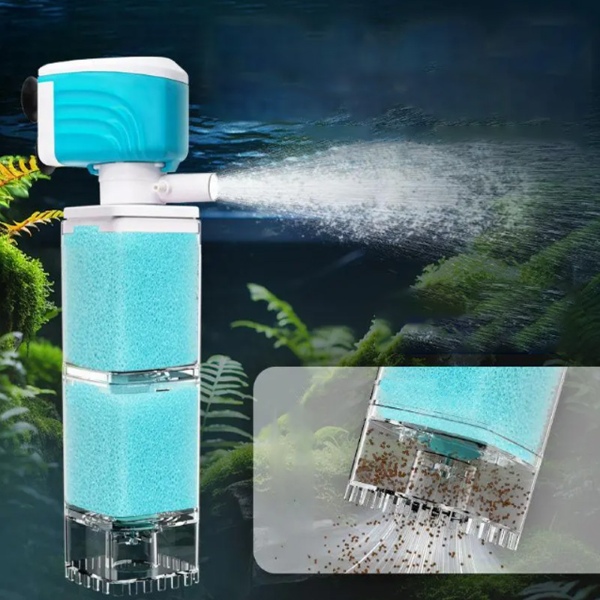 Pompă de filtrare submersibilă pentru acvariu | AQUFRESH